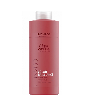 Wella INVIGO Color Brilliance - Шампунь для защиты цвета окрашенных нормальных и тонких волос 1000 мл - hairs-russia.ru